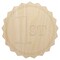 First 1st Place Circle Award Unfinished Wood Shape Piece Cutout for DIY Craft Projects
